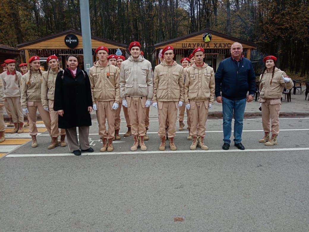 областной парад - смотр юнармейских отрядов.